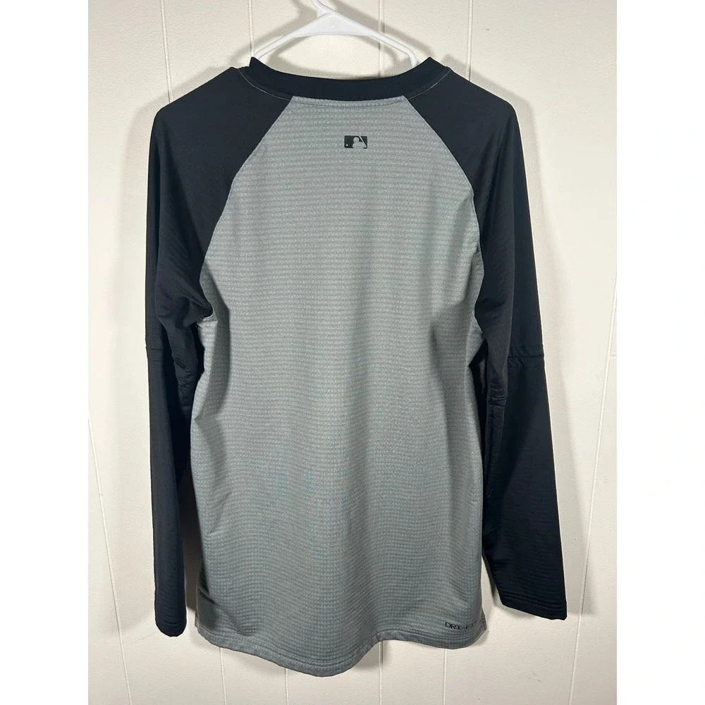 Nike Miami Marlins Authentic Collection Dri-FIT Baseball Top Mens M Gray